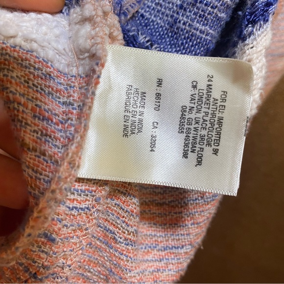 Anthropologie - Elevenses Shoreline Open Cardigan Size M/L - Picture 5 of 7